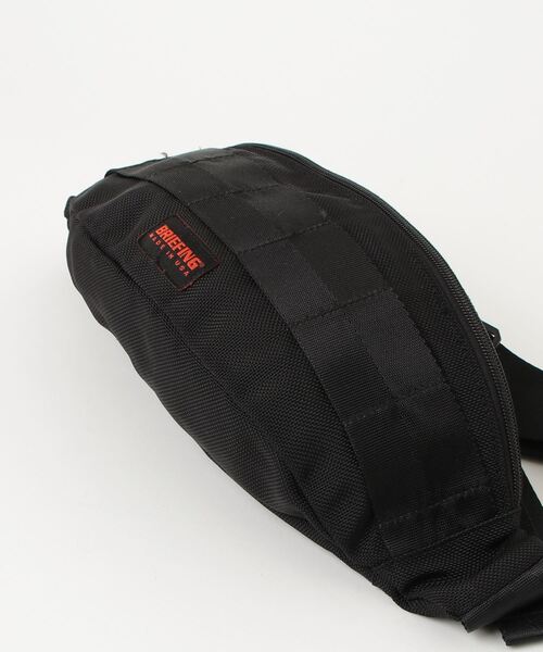 BRIEFING 「BRIEFING」 刺繍ウエストバッグ - ブラック メンズ