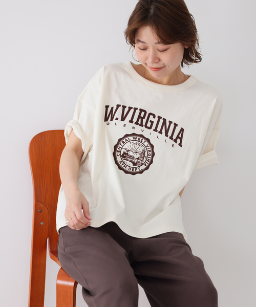 JOURNAL STANDARD relume tシャツ ヴィンテージフロッキーロゴ