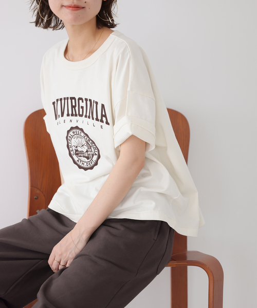 JOURNAL STANDARD relume tシャツ ヴィンテージフロッキーロゴ