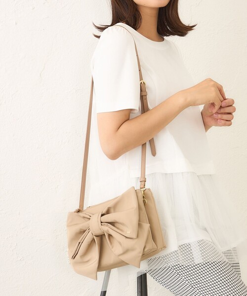 トゥービーシック TO BE CHIC ハンドバッグ ショルダー 2WAY リボ TO BE CHIC（トゥー ビー シック） ハンドバッグ リボンショルダー