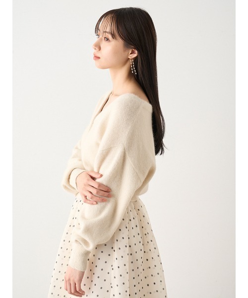 SNIDEL（スナイデル） ニットカーディガン ONE SIZE ベージュ