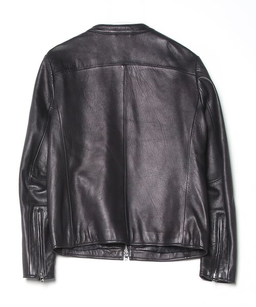 「Lui's」 レザーブルゾン SMALL ブラウン メンズ_画像2
