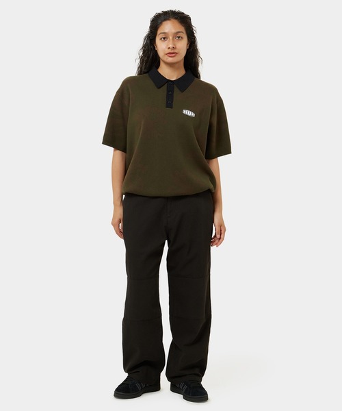 「HUF」 半袖ポロシャツ MEDIUM ブラック メンズ_画像8