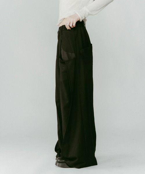 Knuth Marf（クヌースマーフ） パンツ 「Knuth Marf」pierced drape