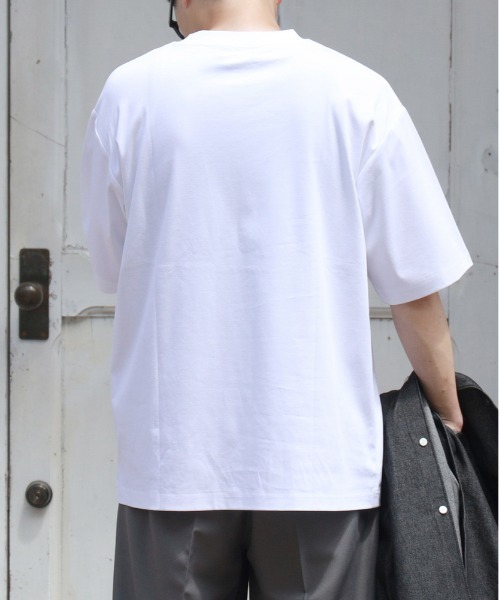 BACK NUMBER tシャツ 「BACK NUMBER」シルケット加工半袖Tシャツ(遮熱