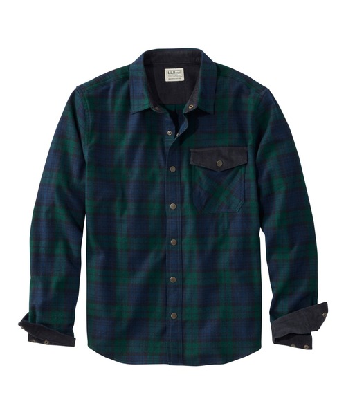 ダービーオブサンフランシスコ　フランネルシャツ　us M ミント　新品 L.L.Bean（エルエルビーン） シャツ スコッチ・プラッド・フランネル