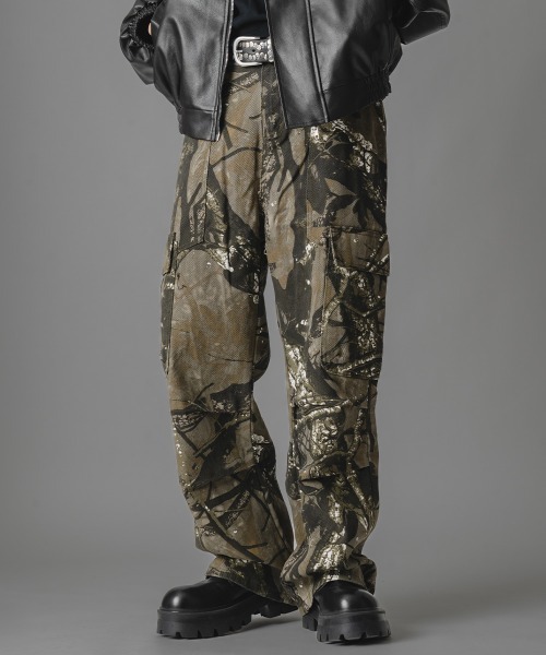 【完売品希少】BELVET　リアルツリー　カーゴパンツ　Lサイズ Real tree camo cargo pants – BELVET
