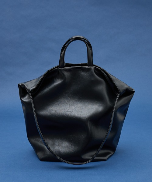 collex（コレックス） トートバッグ 2WAY底マチワイド レザーライク