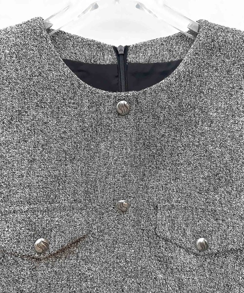 SAISON DE PAPILLON（セゾンドパピヨン） ワンピース ローウエストミニ