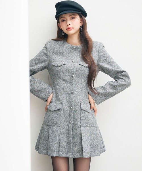 SAISON DE PAPILLON（セゾンドパピヨン） ワンピース ローウエストミニ