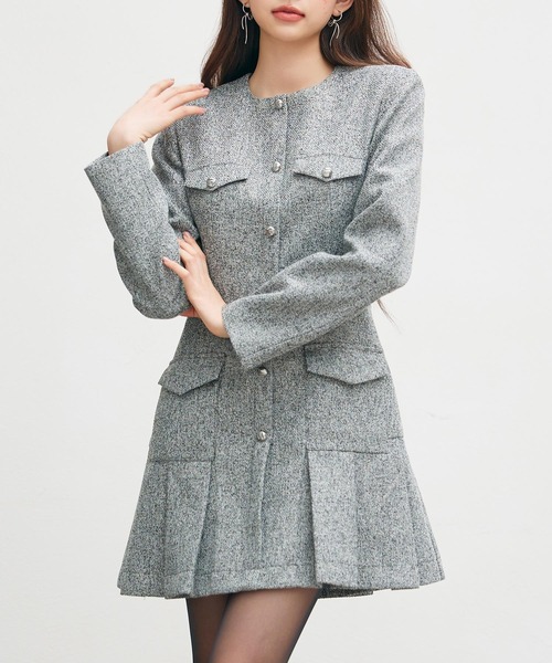 SAISON DE PAPILLON（セゾンドパピヨン） ワンピース ローウエストミニ