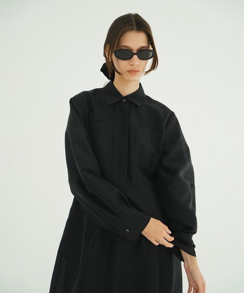 CLANE（クラネ） ワンピース FLUFFY SHEER SHAPE ONEPIECE : ZOZOTOWN