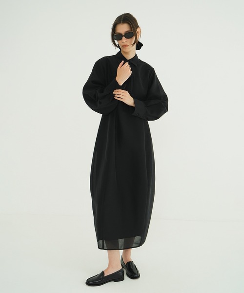 CLANE（クラネ） ワンピース FLUFFY SHEER SHAPE ONEPIECE : ZOZOTOWN