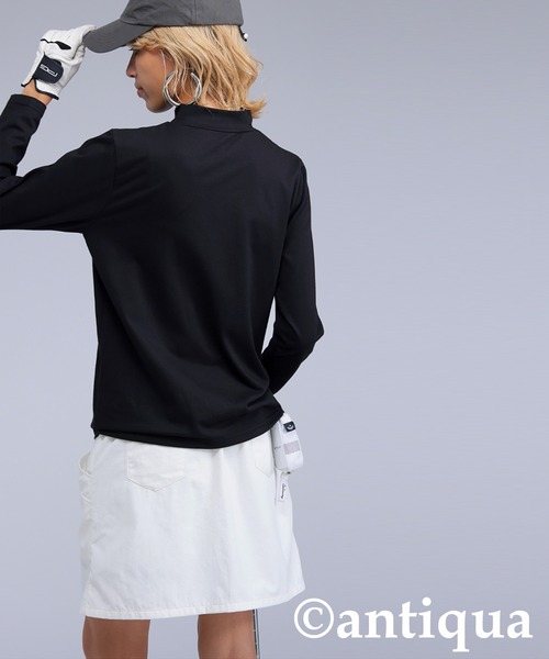 antiqua（アンティカ） antiqua tシャツ 「STCH」モックネックトップス