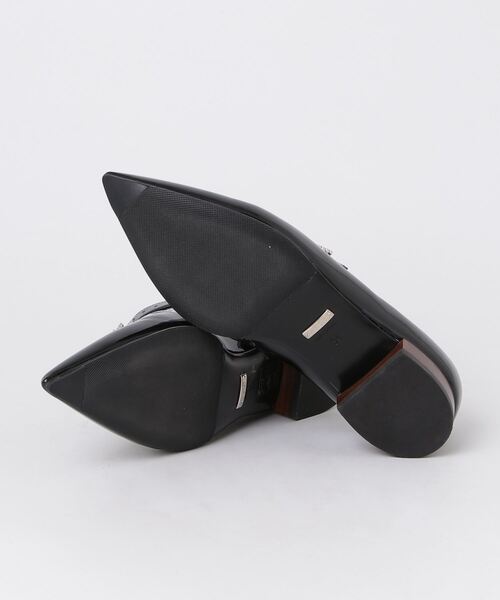 GUCCI ポインテッドトゥヒール ブラック・グレー　イタリア製 GUCCI パンプス（トゥデザイン：ポインテッドトゥ）｜シューズ