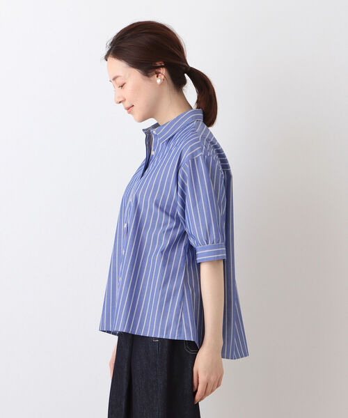 「Afternoon Tea」 半袖シャツ MEDIUM グレー レディース_画像8