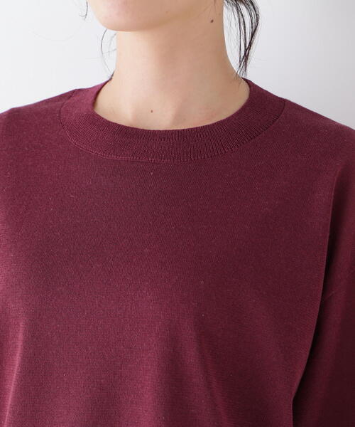 「human woman」 半袖ニット MEDIUM グリーン レディース_画像6