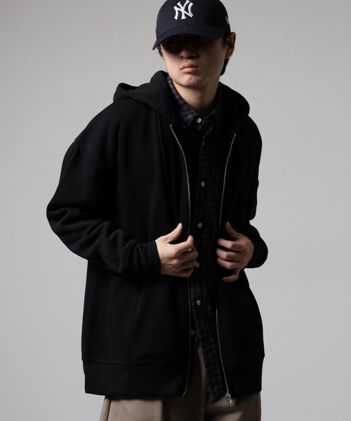 海外限定 エスダブル パーカー 裏起毛 M パーカー ブラック 海外限定 エスダブル パーカー 裏起毛 M パーカー ブラック E