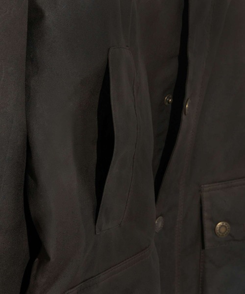 マウンテンパーカー ウインドブレーカー Barbour Bedale Waxed Parka バブアー ビデイル フード ワックス ジャケットの画像