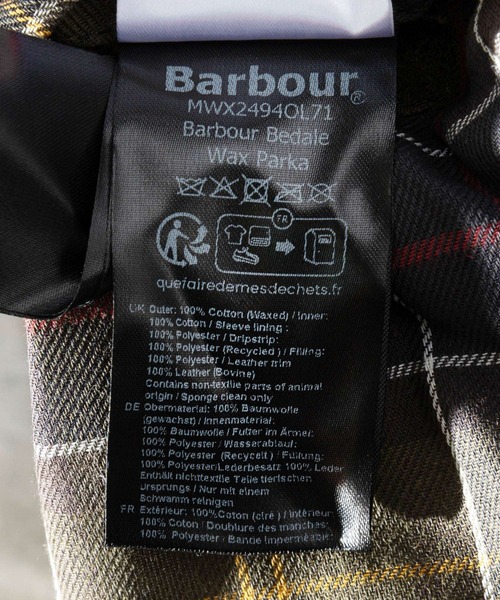 Barbour（バブアー） マウンテンパーカー ウインドブレーカー Barbour