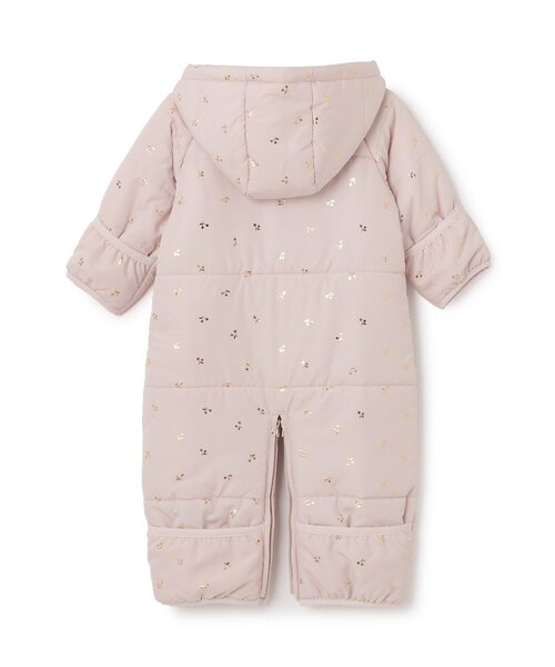 petit main ベビー 「リンク」チェリー総柄2WAYジャンプスーツ