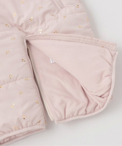 petit main ベビー 「リンク」チェリー総柄2WAYジャンプスーツ