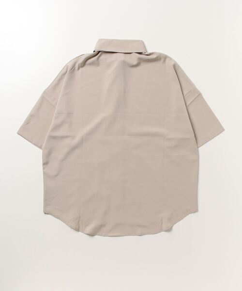 「COMMON WARE」 「HALHAM」半袖シャツ M ブラック レディース_画像2