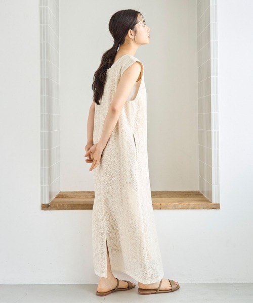 「mil」 ノースリーブワンピース X-SMALL ブラック レディース_画像3