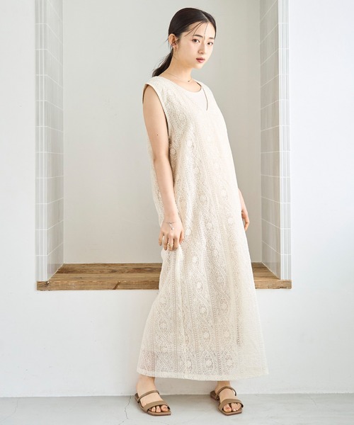 「mil」 ノースリーブワンピース X-SMALL ブラック レディース_画像6