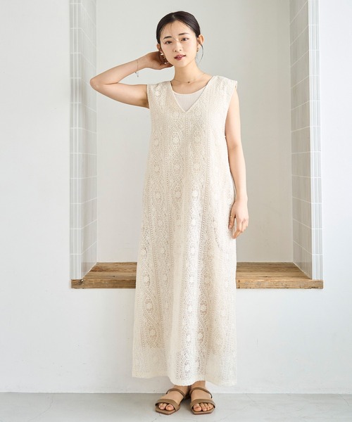 「mil」 ノースリーブワンピース X-SMALL ブラック レディース_画像7