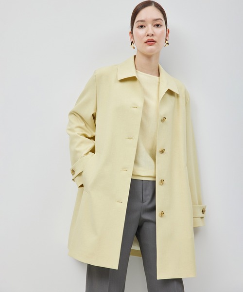 ROPE ベージュコート ROPE'（ロペ） ステンカラーコート 38 クリーム レディース : ZOZOTOWN