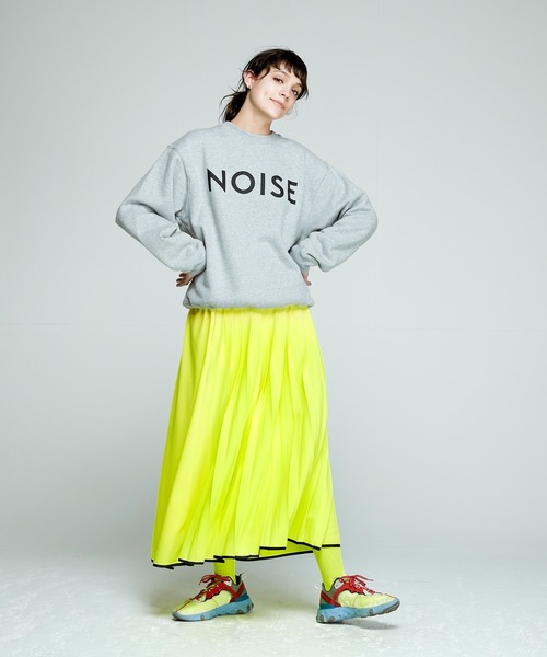 「NOISE MAKER」 フレアスカート 36 イエロー レディース_画像3