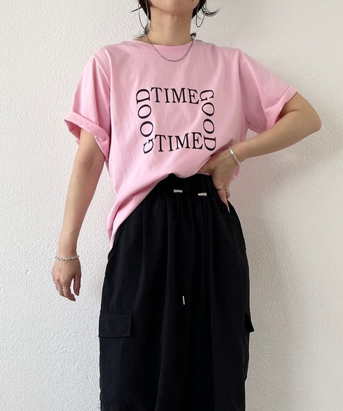 「wee9s」 半袖Tシャツ FREE アイボリー レディース_画像5