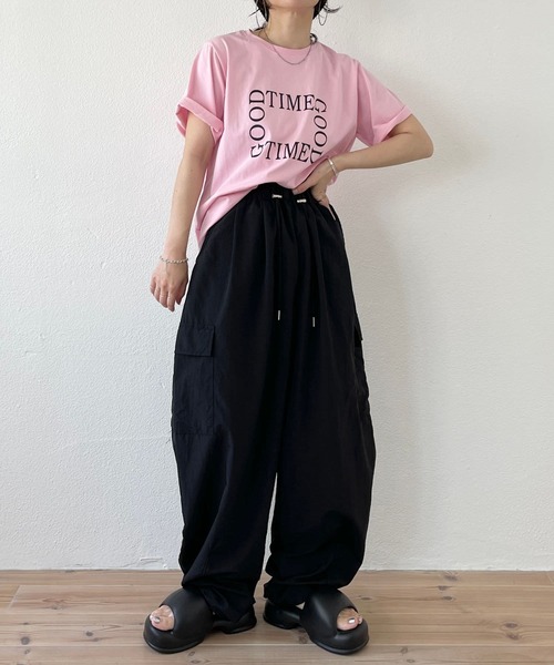 「wee9s」 半袖Tシャツ FREE アイボリー レディース_画像7