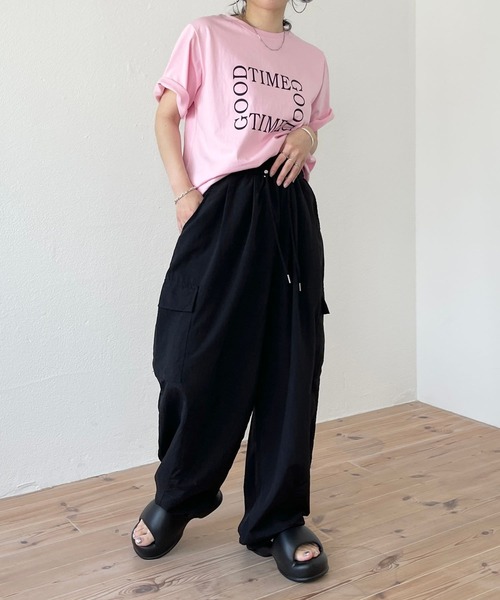 「wee9s」 半袖Tシャツ FREE アイボリー レディース_画像9