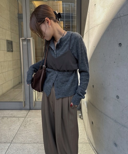 nananamoe（ナナナモエ） shirring layered bustier レディース