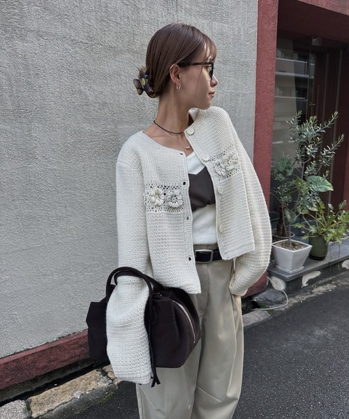 nananamoe（ナナナモエ） shirring layered bustier レディース