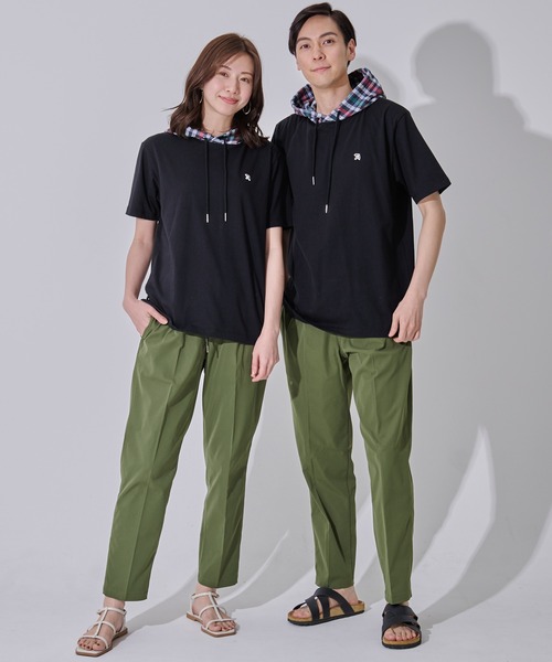 「Arnold Palmer」 イージーパンツ X-SMALL クリアグリーン レディース_画像6