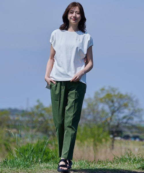 「Arnold Palmer」 イージーパンツ X-SMALL クリアグリーン レディース_画像9