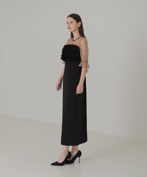 Leja（レジャ） コンビワンピース MEDIUM グレイッシュブルー