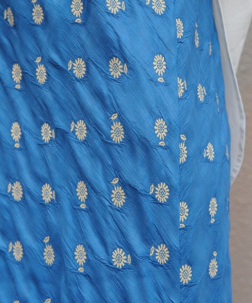 シンゾーン ILICA JACQUARD SKIRT 83 BLUE 36 THE SHINZONE(ザ シンゾーン)ILICA JACQUARD SKIRT | BLEU COMME BLEU