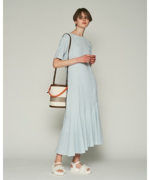 「FURFUR」 7分袖ワンピース FREE ブラック レディース_画像4