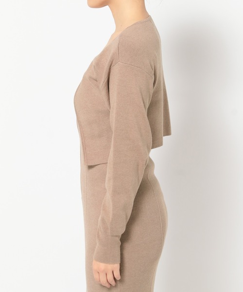 「mysty woman」 コンビワンピース FREE モカ レディース_画像5