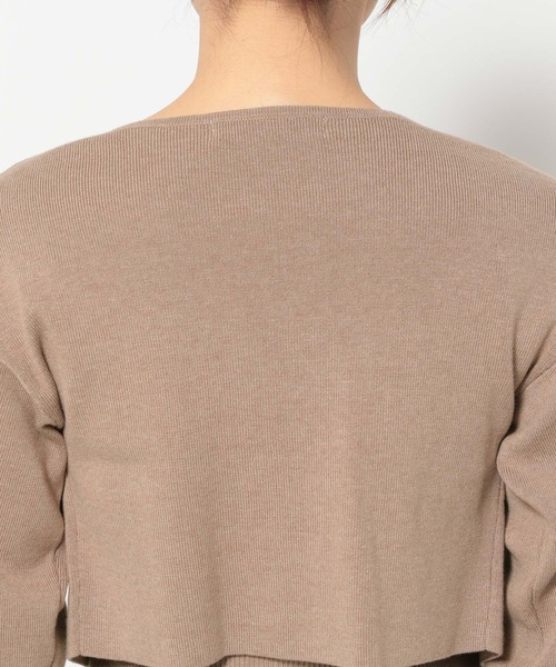 「mysty woman」 コンビワンピース FREE モカ レディース_画像7