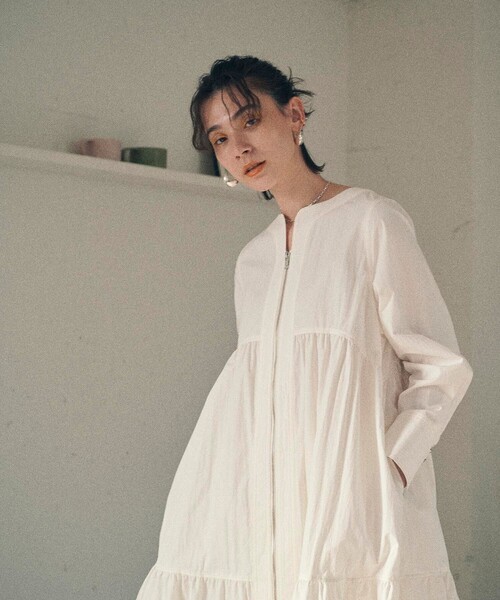 MATURED（マチュアード） 長袖ワンピース 2 ホワイト レディース