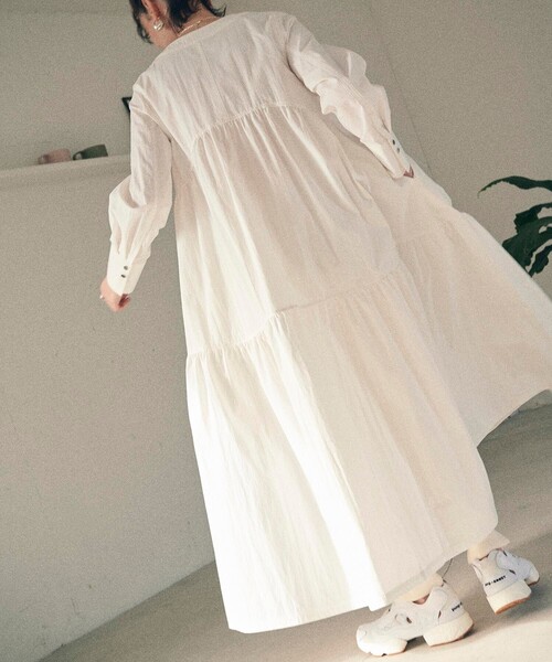 MATURED（マチュアード） 長袖ワンピース 2 ホワイト レディース