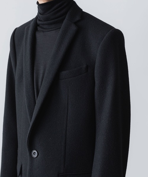 チェスターコート コート NEW ENGLAND LAMB  CHESTERFIELD COAT メンズの画像