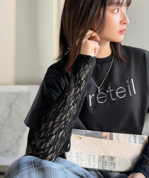 classicalelf（クラシカルエルフ） tシャツ レースでカジュアルの中に