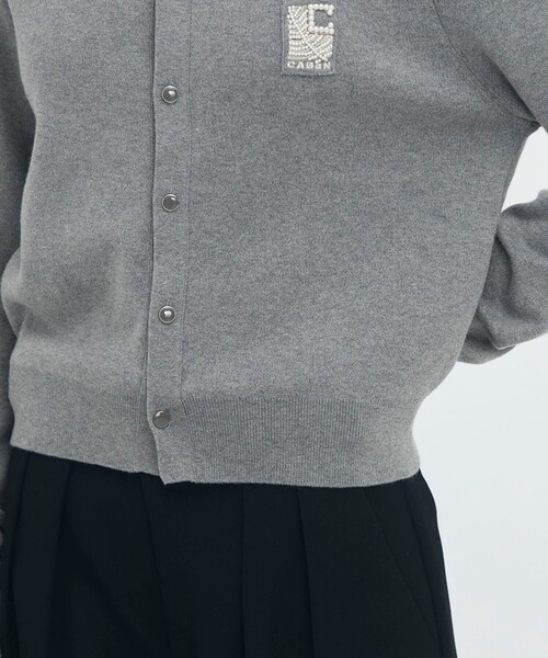 CABaN（キャバン） ニットカーディガン FREE ホワイト レディース