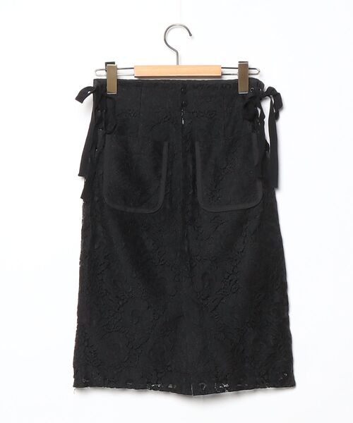 「ME COUTURE」 レースタイトスカート 0 ブラック レディース_画像2